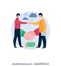Ilustração de vetor de negócios que pode facilmente editar ou modificar

