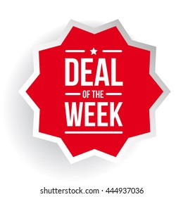 Deal of the week label vector
