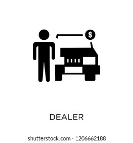 Dealer icon. Dealer symbol design from Activity and Hobbies collection. Simple element vector illustration on white background.