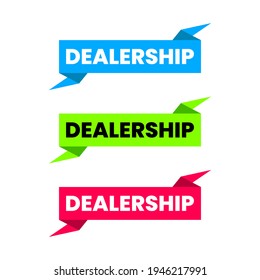 Vector de diseño de formas de originario de texto de distribuidores