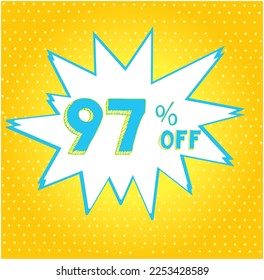 deals comic style discount promotion