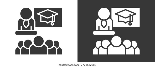 Conjunto De Iconos De Dean Colección De Vector Aislado En Blanco Y Negro
