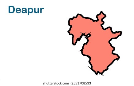 Deapur subdivision map, Kanpur Dehat District,  Uttar Pradesh State, Republic of India, Government of  Uttar Pradesh , Indian territory, Eastern India, politics, village, tourism