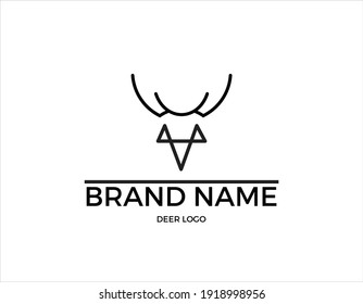 Dear Based Concept  Logo For Branding