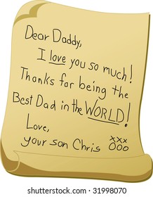Dear Daddy letter