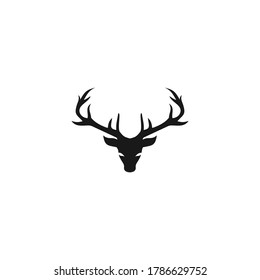 Dear head logo vector template