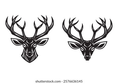 Dear Head Silhouette Stock Vectors and Vector Art | Shutterstock