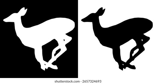 Estimado icono de Ilustración vectorial. Icono de silueta