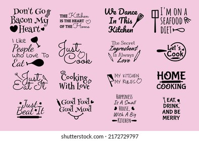 Dear mom Kitchen Quotes Stickers in Round Emblem Retro Style