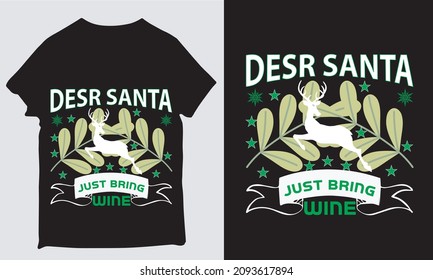 lieber Weihnachtsmann bringt nur Weindesign