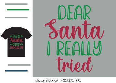 Dear Santa i really tried