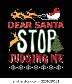Dear Santa, stop judging me