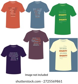Estimados visitantes,
Estos son algunos diseños de camisetas de cuello redondo con diseños de tipografía. Espero que se beneficien de usar estos diseños.