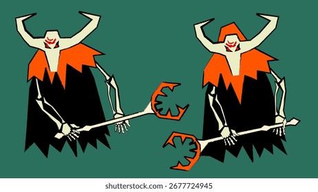 Deatch personagem, personagem de desenho animado, ilusão