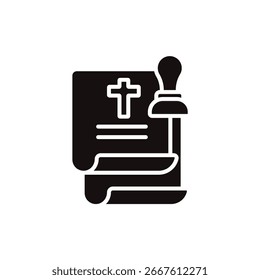 death certificate icon collection .design style with background