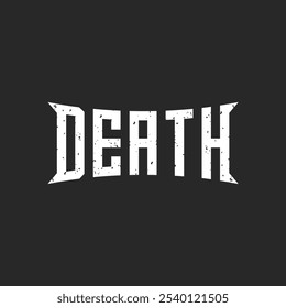 Death Creative Lettering Typography Design