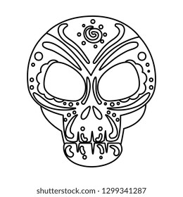 death day mask celebration
