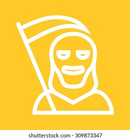 Death, dead, halloween icon vector image.Can also be used for halloween, celebration, observances and holidays. Suitable for mobile apps, web apps and print media.