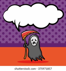 Death doodle, speech bubble