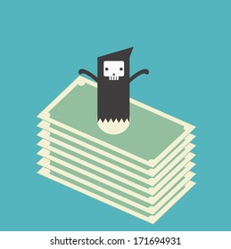 Death or ghost money