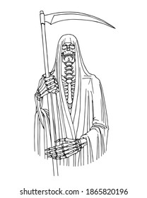 Death as grim reaper