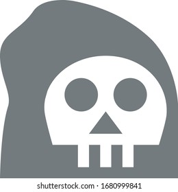 death of halloween  illustration vector icon flat design