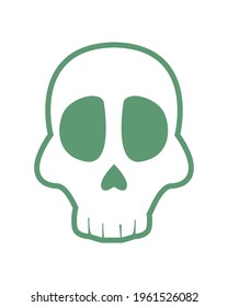 death and horror skull head