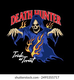 Death Hunter Grim Reaper Trick or Treat