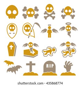 death icon set