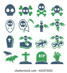 death icon set