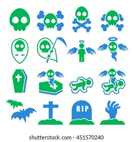death icon set