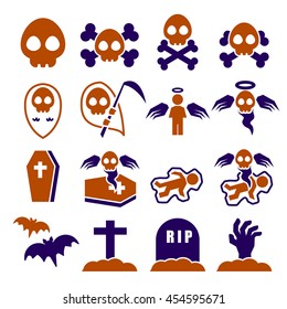 death icon set