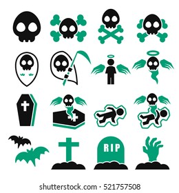 death icon set