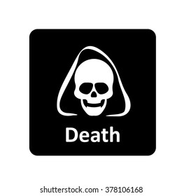 Death icon for web and mobile