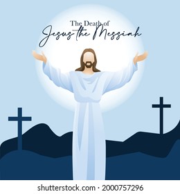 The Death of Jesus the Messiah Greeting Card