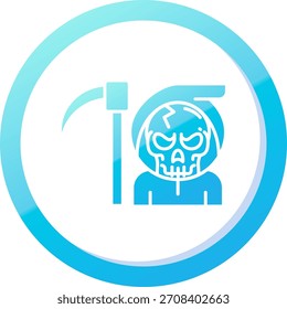 Design de ícone de vetor da Linha da Morte