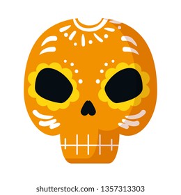 death mask mexican icon