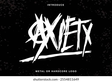 Death Metal, black metal, metal, punk, gothic, y2k, streetwear Rock Horror typeface Logo