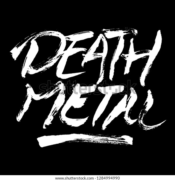 creative commons death metal font