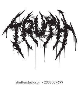 Death metal Logo, Truth ,good for graphic design resources, stickers, prints, decorative assets, posters, and more.