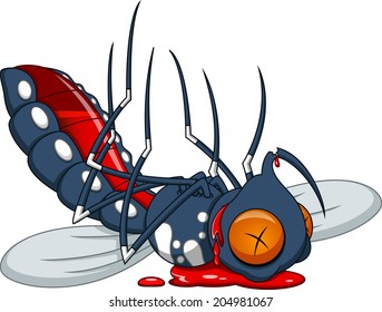 Death mosquito cartoon