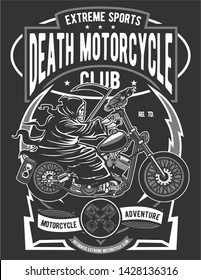 Death Motorcycle Club poster design