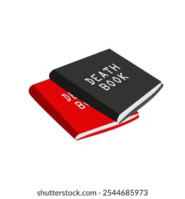 death note or death book icon design flat book simple 