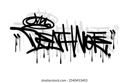 DEATH NOTE graffiti tag style design