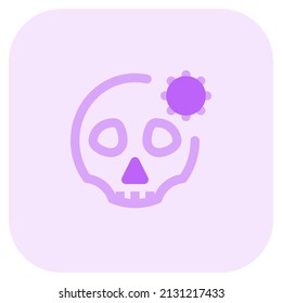 Death of a patient by the attack of the virus of corona