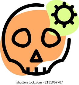 Death of a patient by the attack of the virus of corona