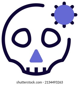 Death of a patient by the attack of the virus of corona