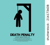 Death Penalty Symbol Vector Illustration
