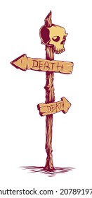 Death Road Sign