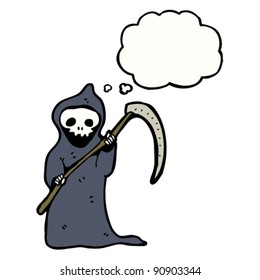 death with scythe cartoon